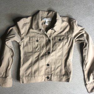 Weathervane Cropped Khaki Jacket